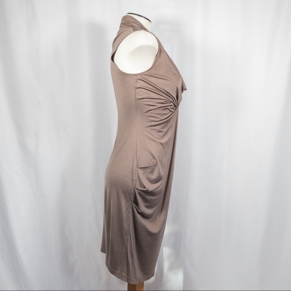 Taupe Spun Silk Barney’s NY CO-OP Dress - Picture 5 of 6
